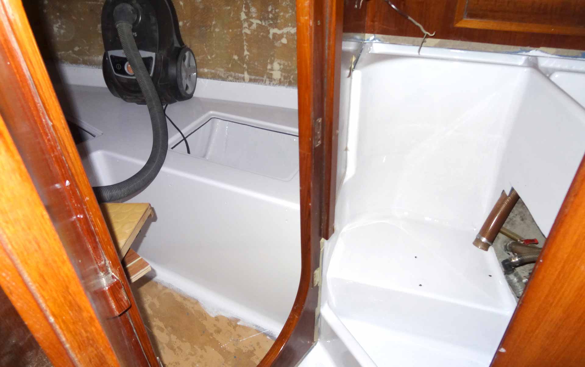 refit sailboat interior