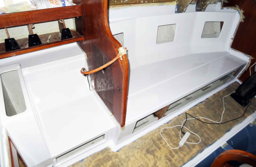 painting yacht interior