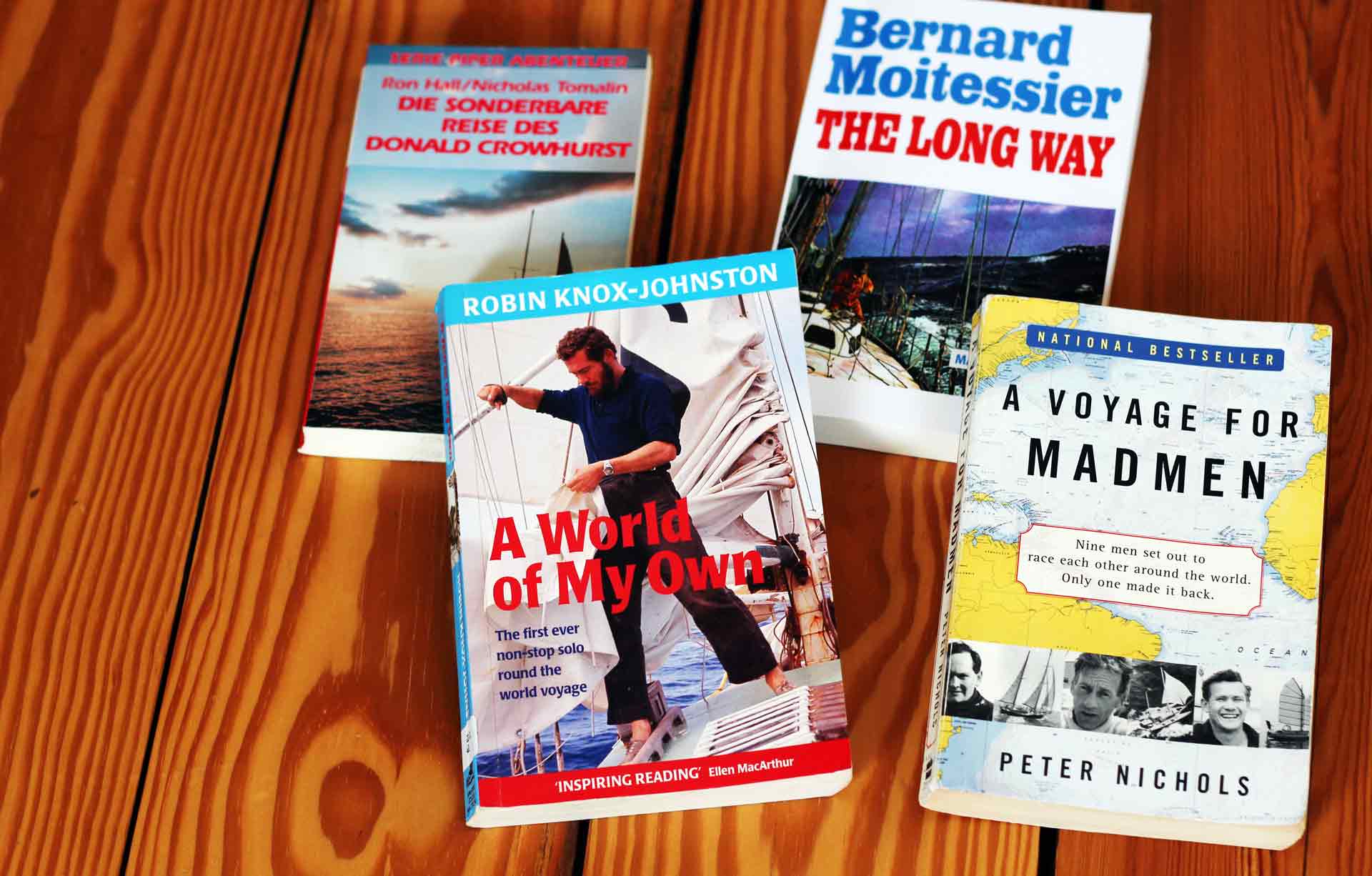I can highly recommend these four books on the Golden Globe Race around the World of 1968/69