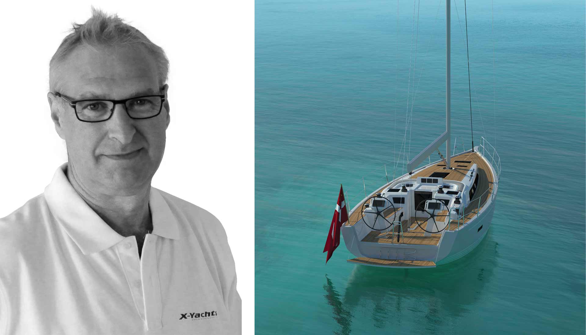 Niels Jeppesen: Founder of X-Yachts and enthusiastic about building yachts.