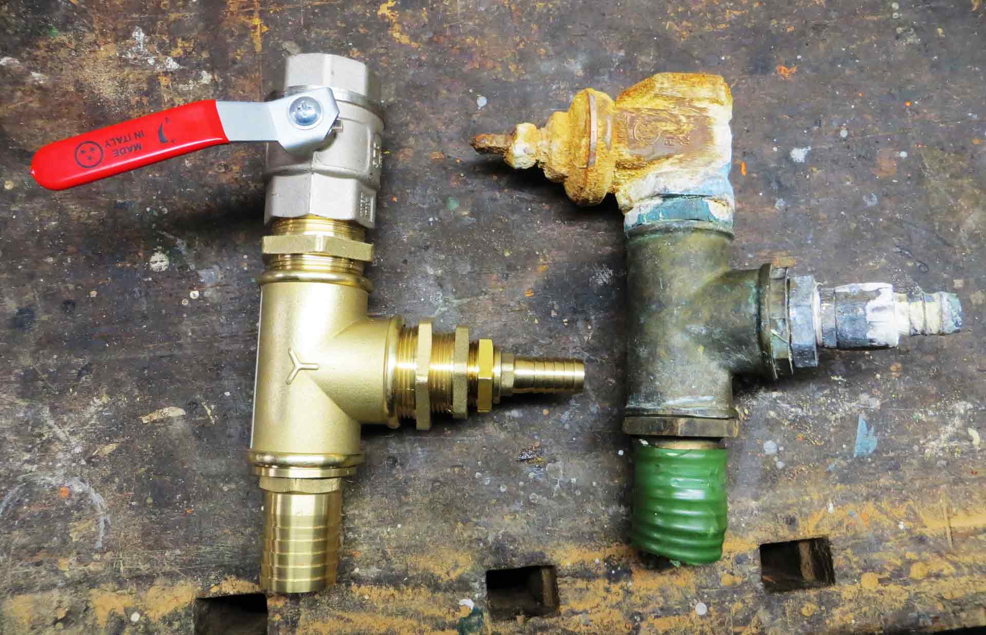 Old valves have been substituted
