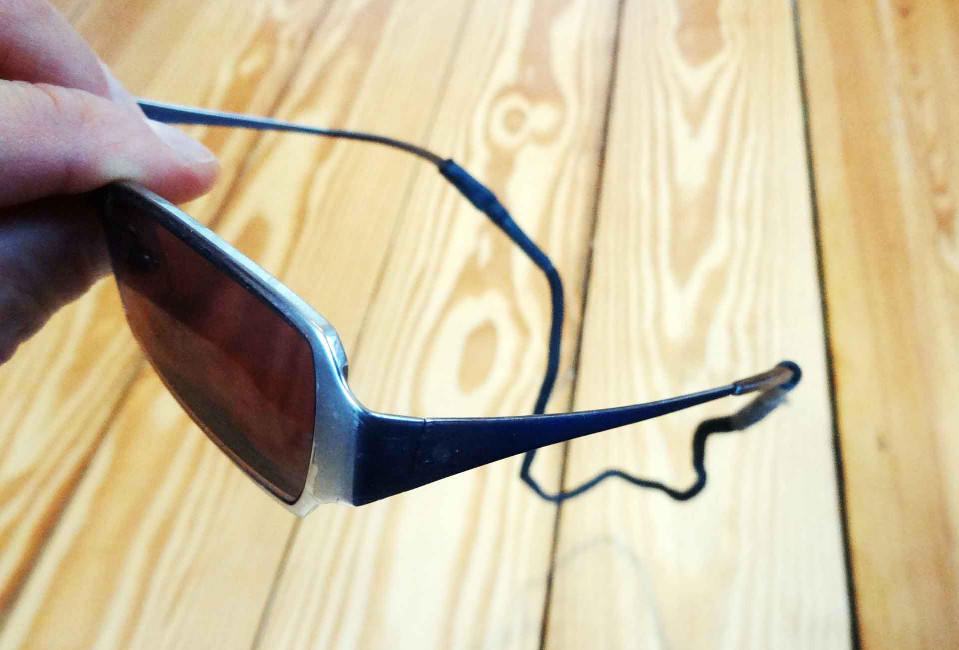 A Safety Clip for Specs will save your Glasses from blown being away.
