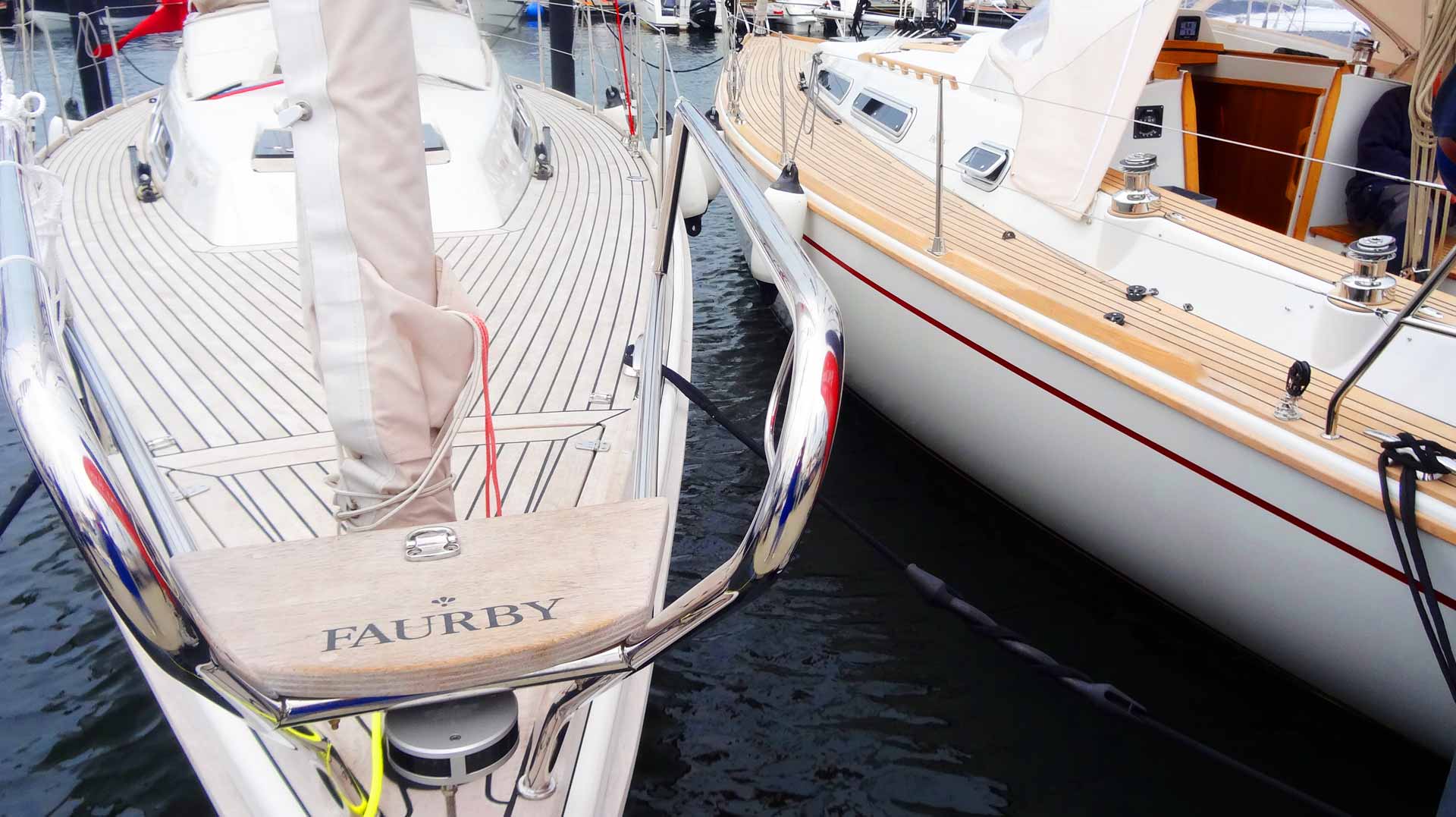 The Faurby 36 and 36.3 have been my favorite Yachts at the Boat Show