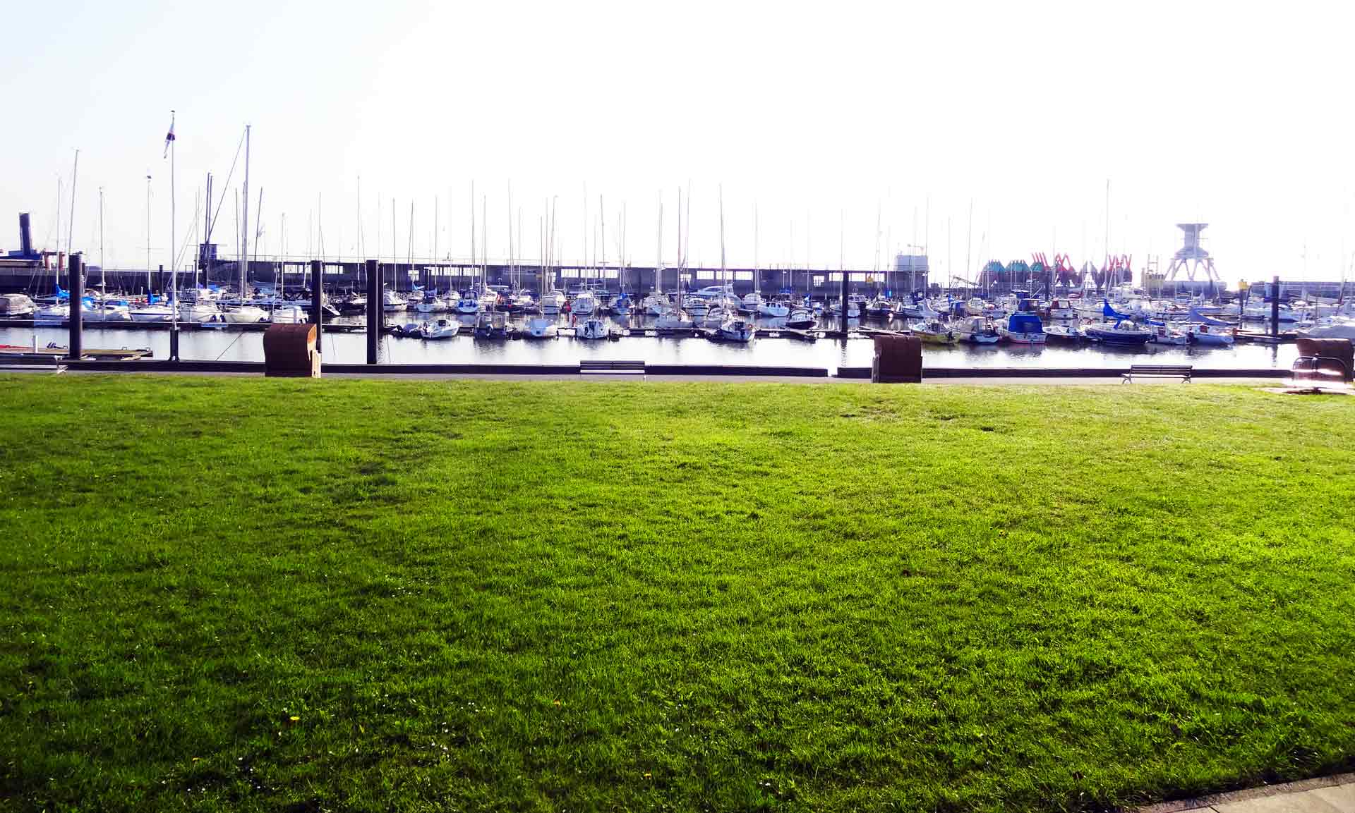 A wonderful view over the whole harbor from the Club House