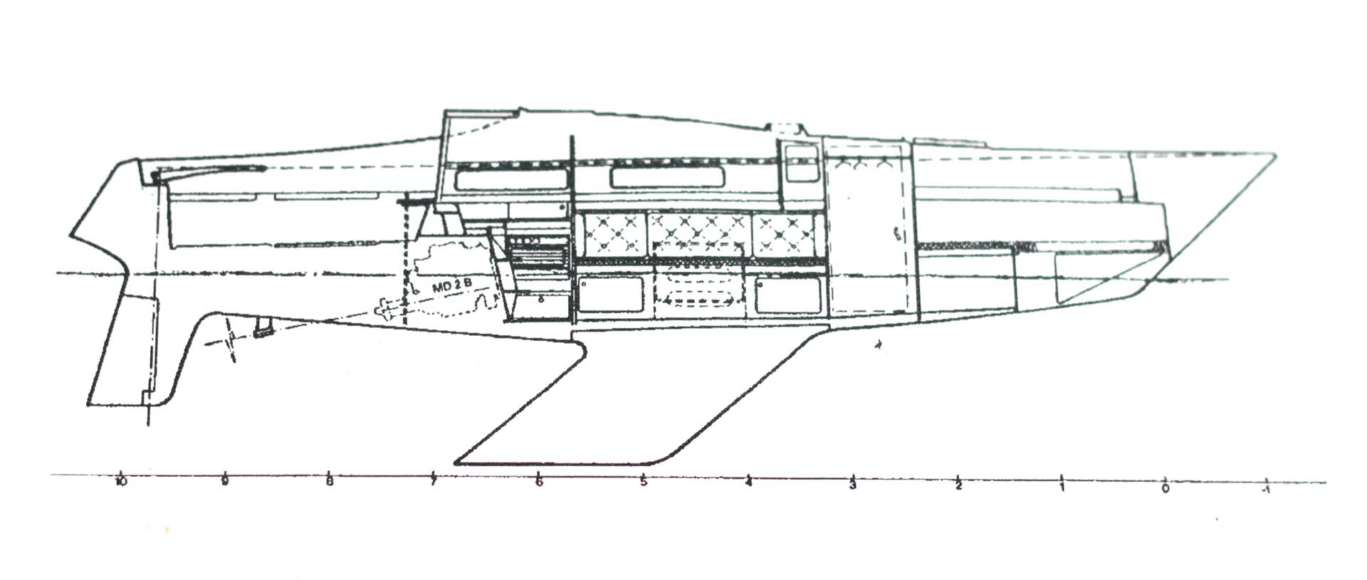 Profile Plan of a King´s Cruiser 33