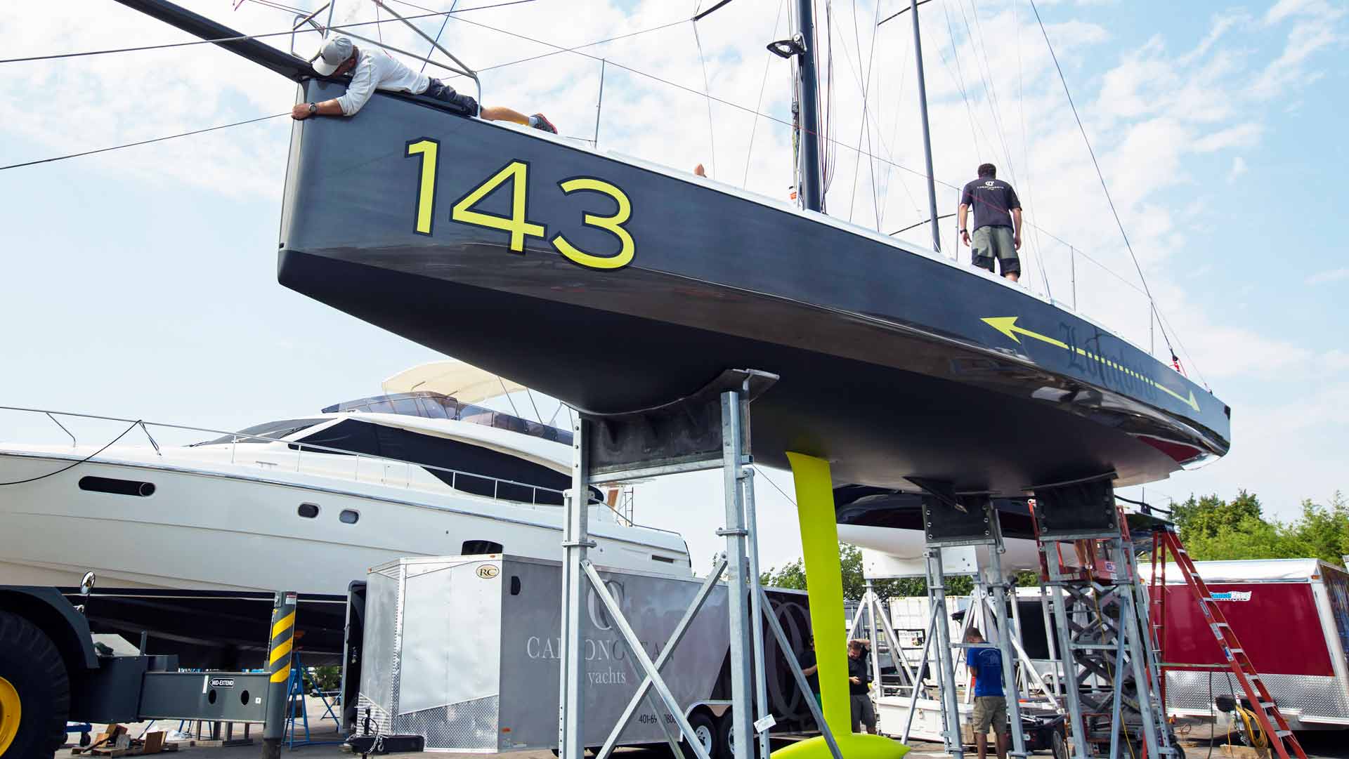 Optimized especially for the American Races: LONGBOW Class 40 yacht