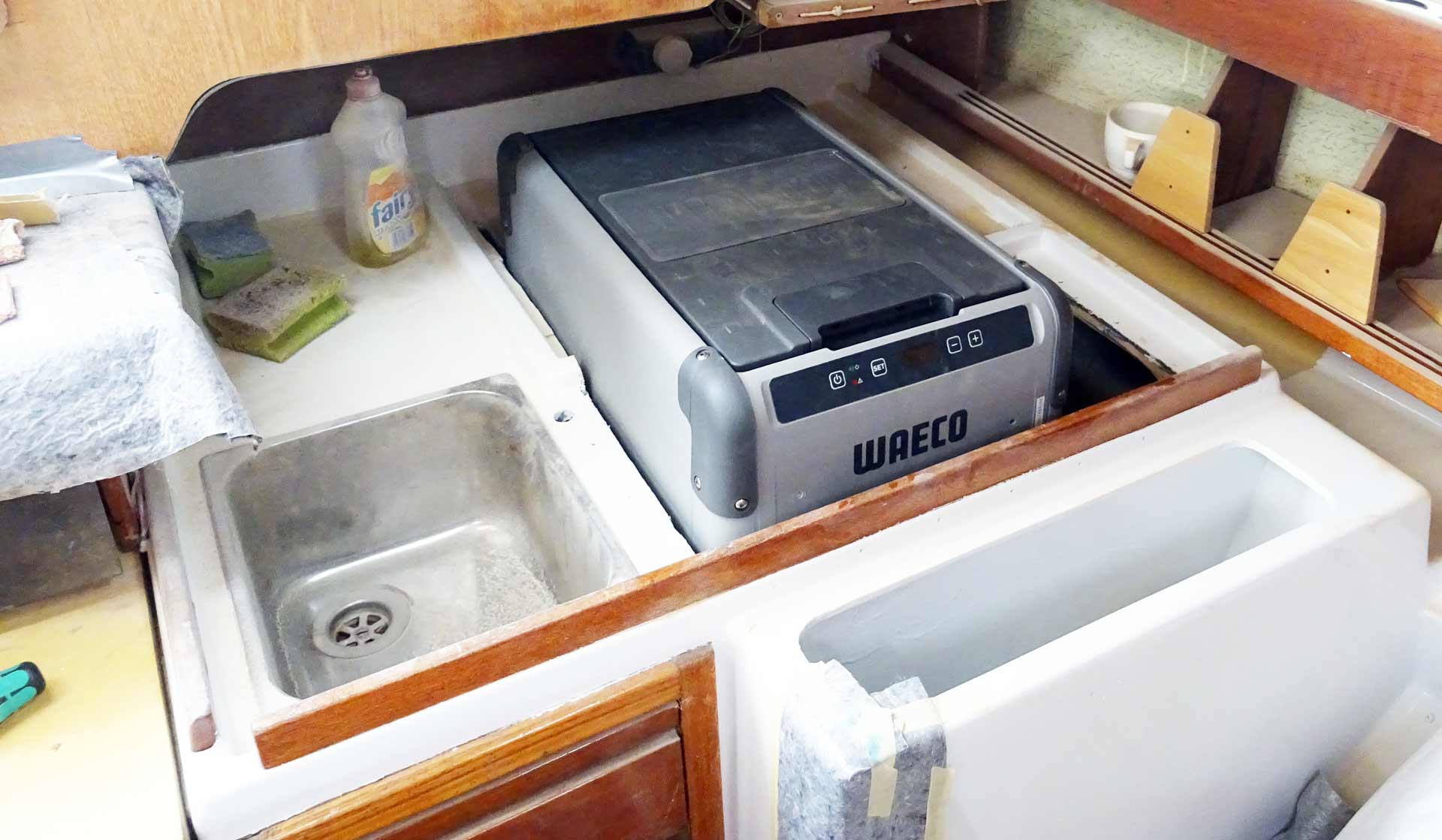 yacht galley sink