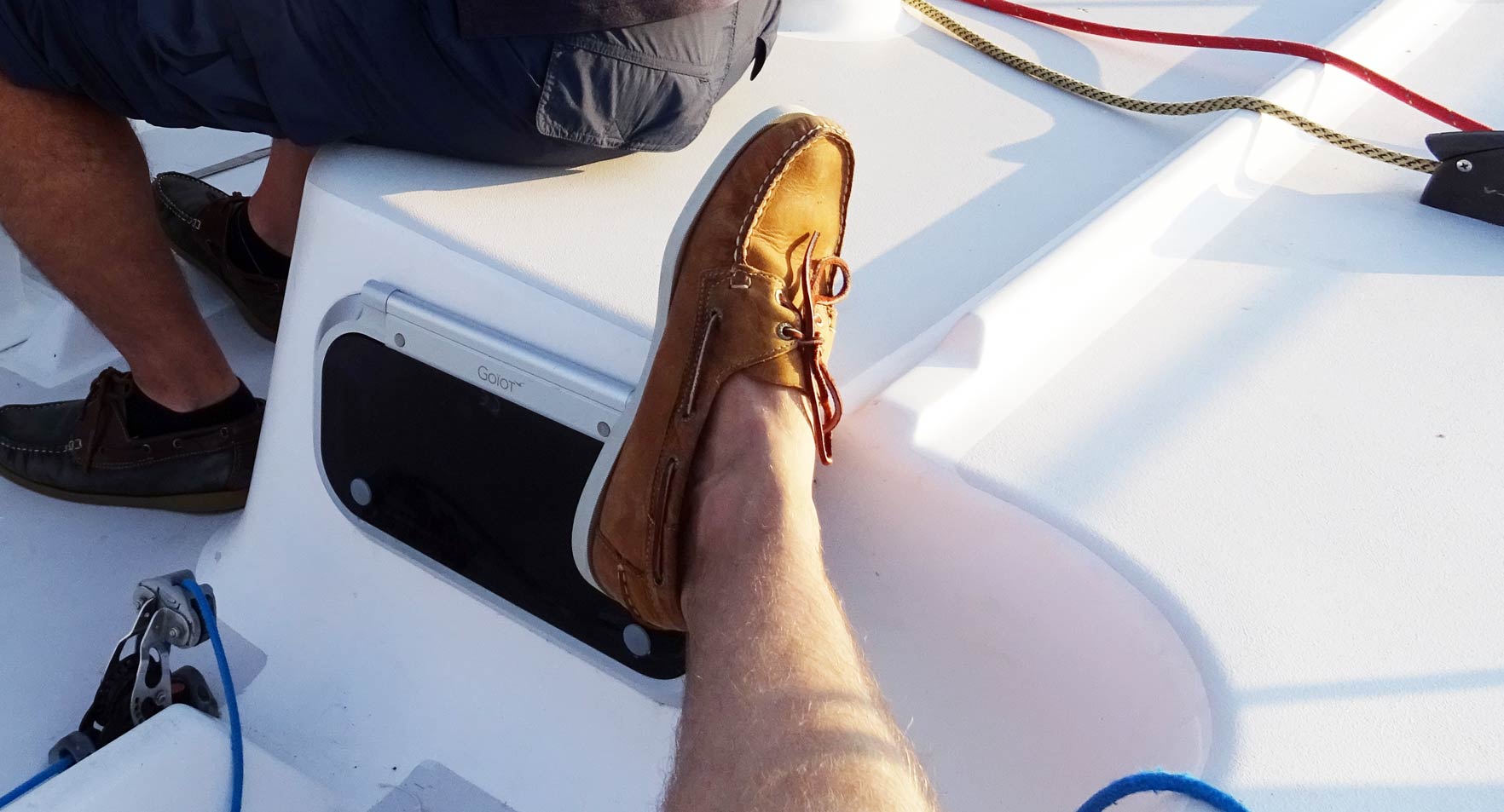 Once fited, a pair of Docksides is Skipper´s best friend