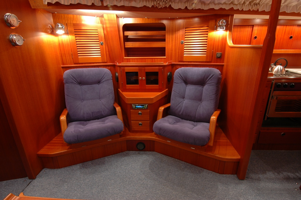 The Role Model: Captain´s Chairs configuration on a Hallberg-Rassy