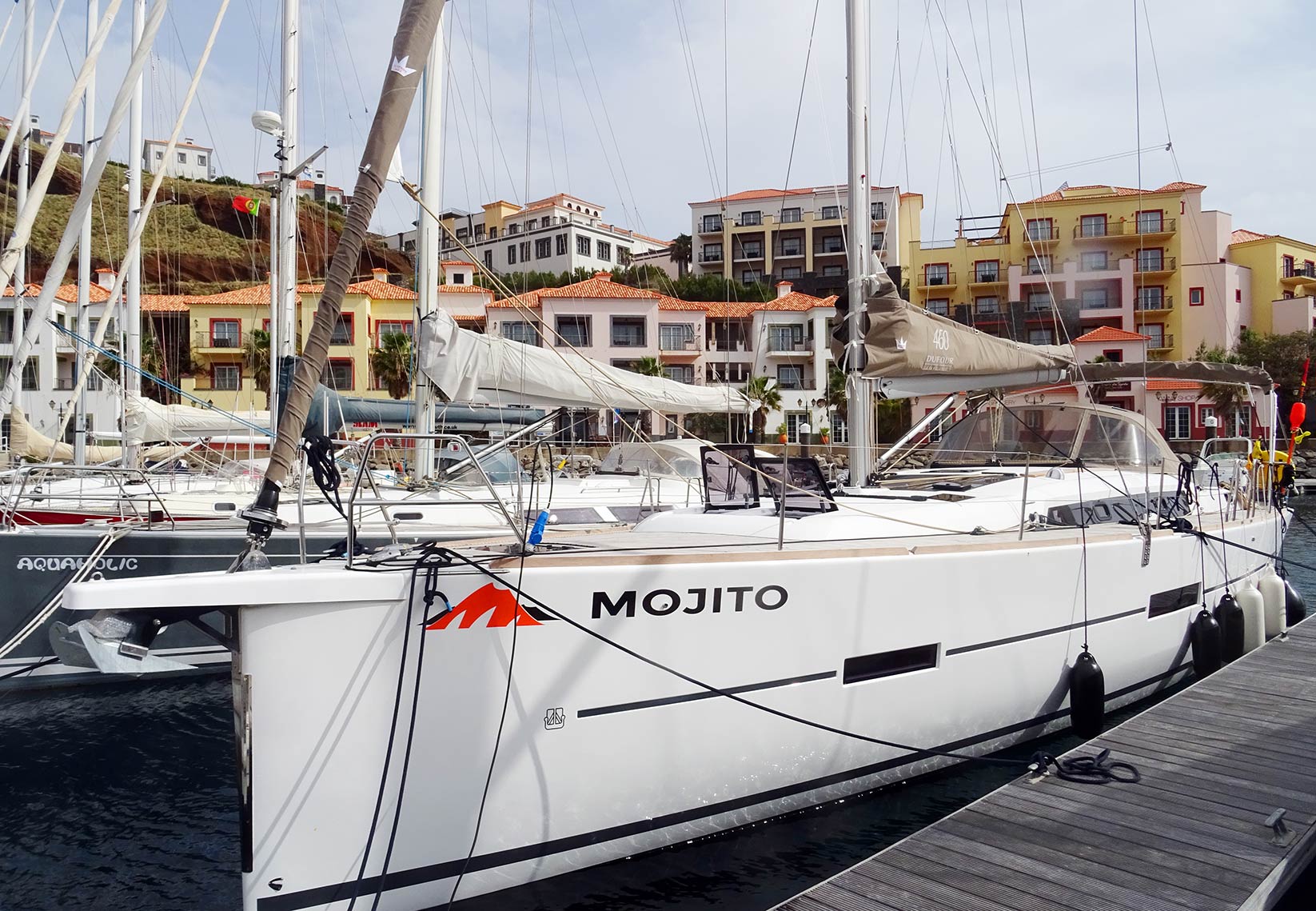 Sailing from Porto Santo to Madeira