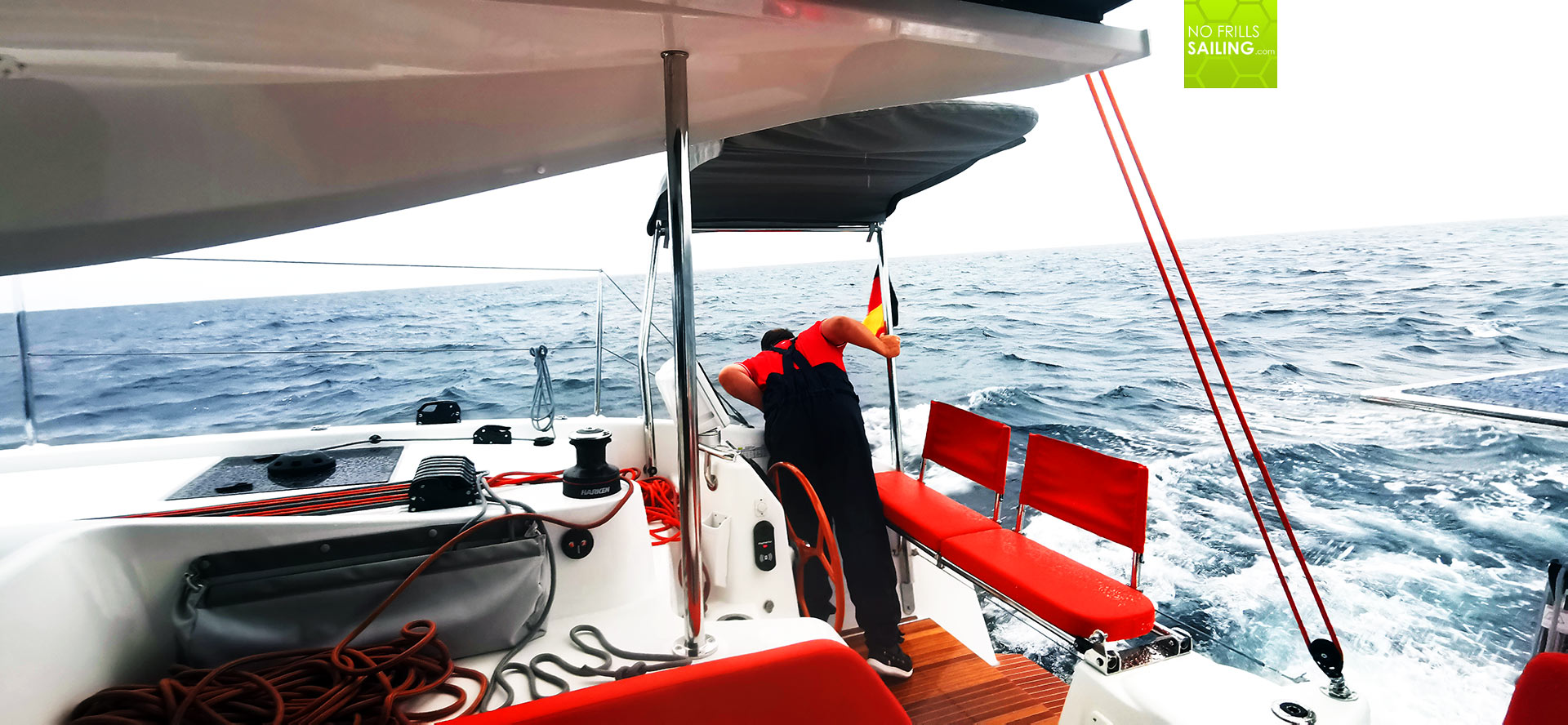 capsizing a catamaran