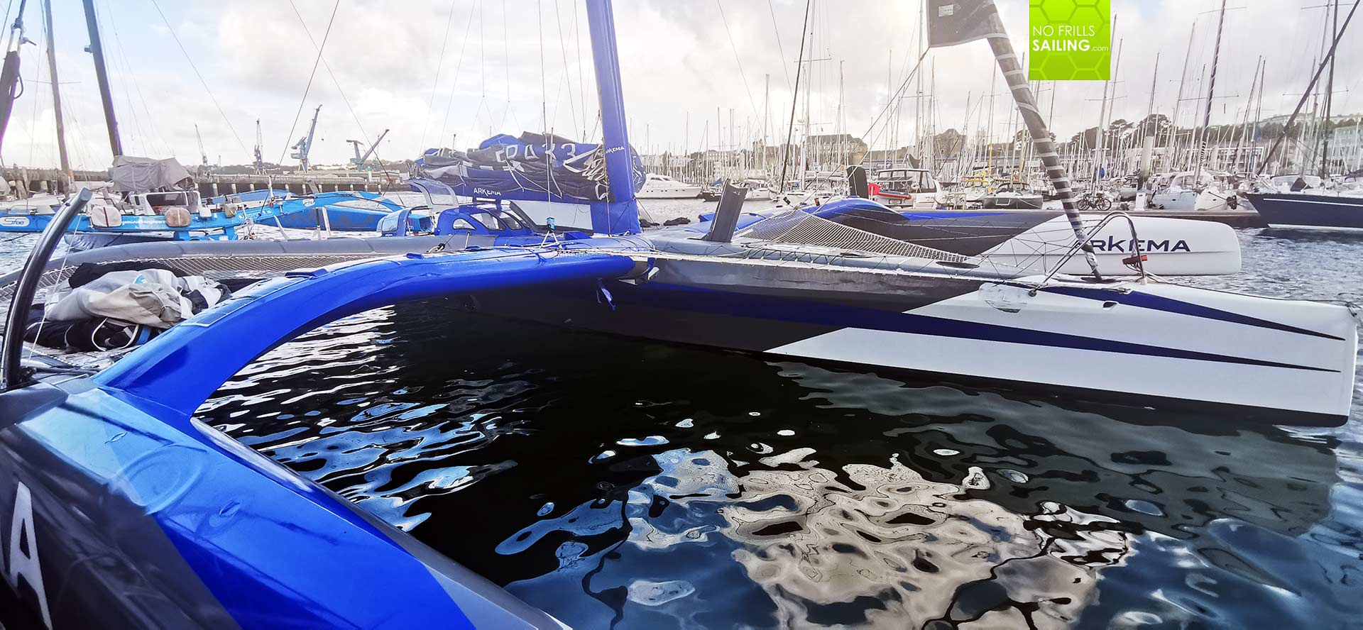 racing trimaran sailing