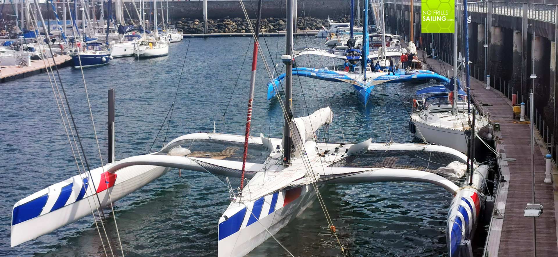 racing trimaran sailing