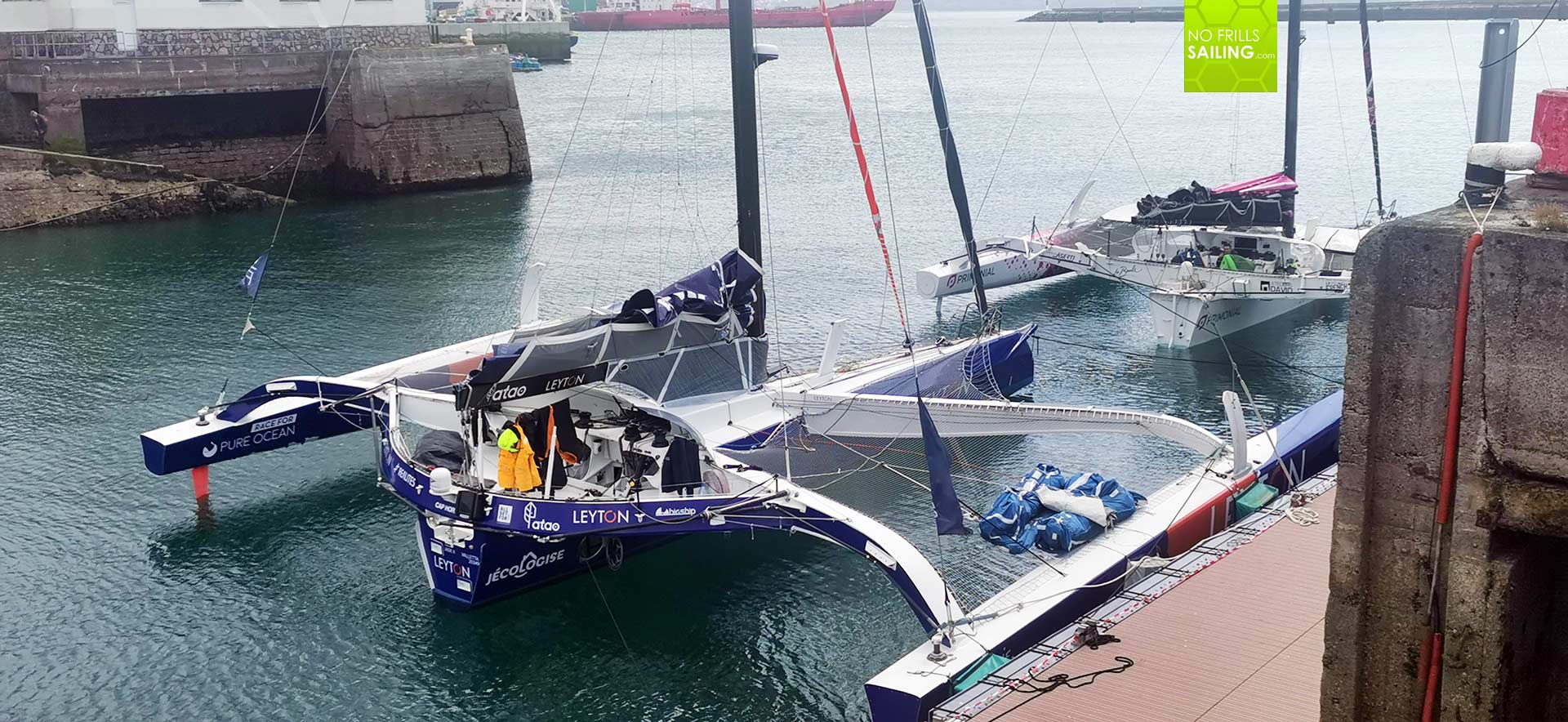 racing trimaran sailing