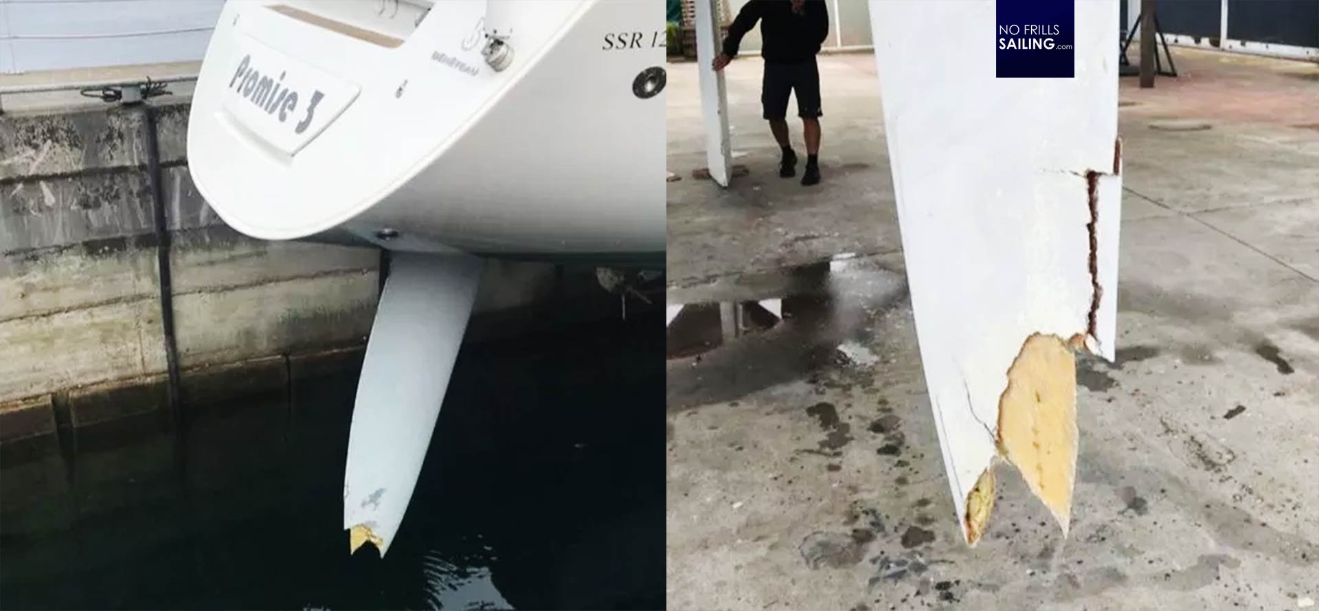 orca yacht damage