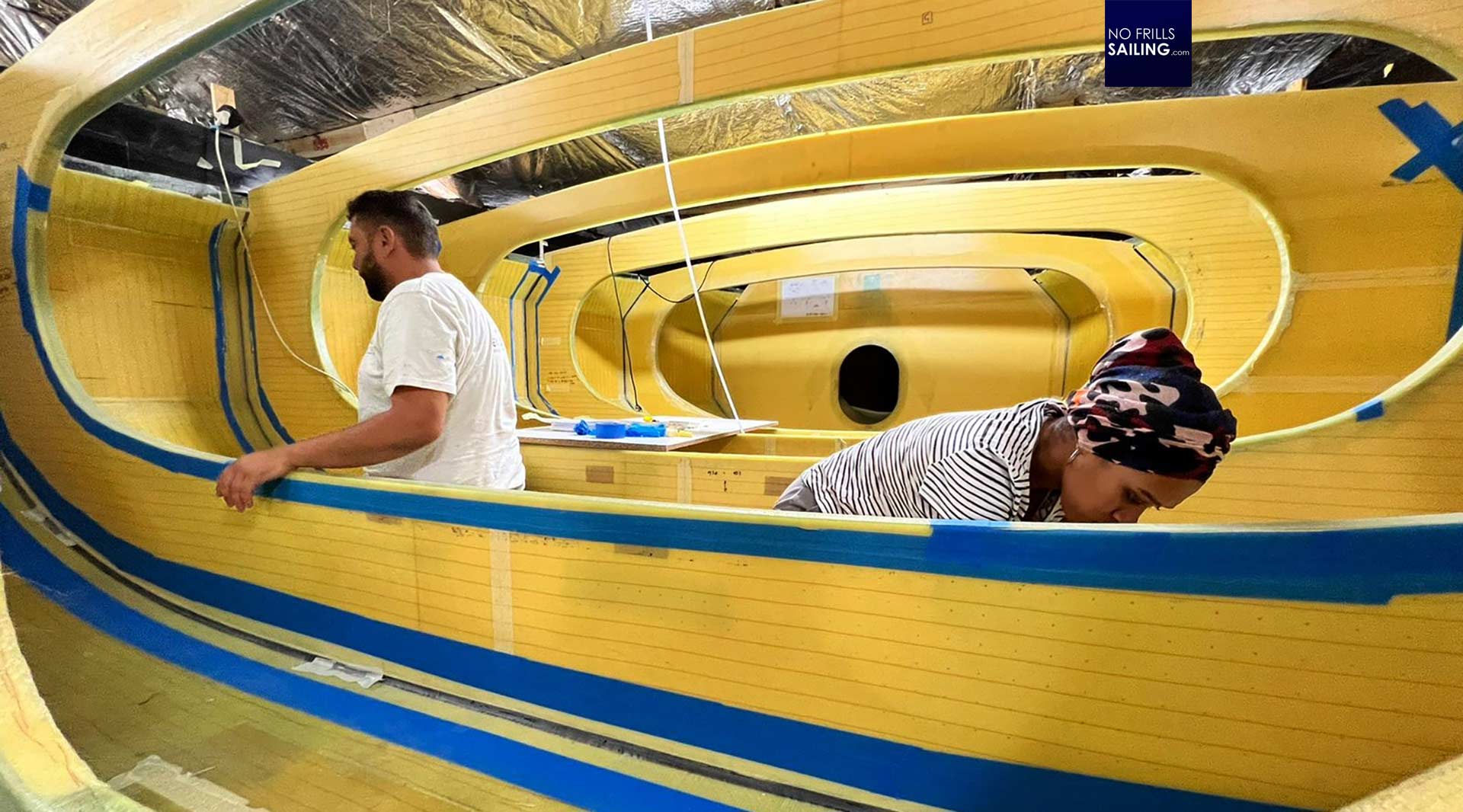 class 40 sailboat interior