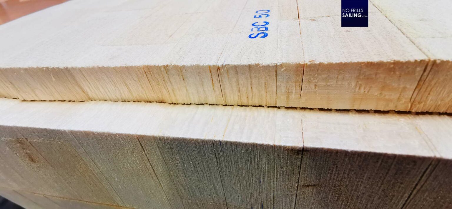 Balsa sandwich in boat building